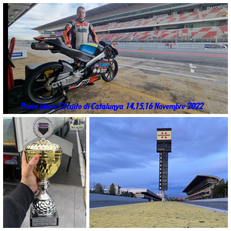 Tre giorni fruttiferi sul circuito spagnolo di Barcellona con la nuova moto3 Auri per il Lucky Racing Team.